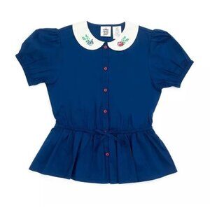 NEW Disney Shirt Womens 1X Blue The Dress Shop Snow White Parks Ladies Top